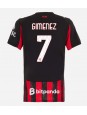 Ženski Nogometna dresi replika AC Milan Santiago Gimenez #7 Domači 2025-26 Kratek rokav